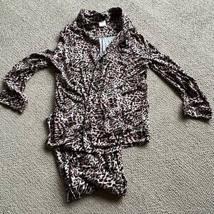 Leopard Print Pajamas